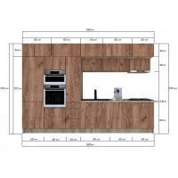 Bucatarie ZONE 360 FRONT PAL K002 / decor  K004